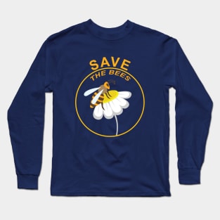 save the bees - bees lover Long Sleeve T-Shirt